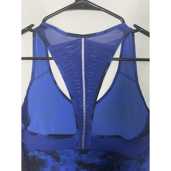Lululemon 2 Vent It Out Singlet Clouded Dreams Sapphire Sprinkler Blue EUC! - Picture 7 of 10